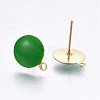 Ion Plating(IP) 304 Stainless Steel Stud Earring Findings STAS-P203-A04-02-2