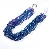 Baking Paint Transparent Glass Beads X1-DGLA-A035-T10mm-A07-2