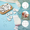 DIY Sublimation Dangle Earring Making Finding Kits DIY-BY0001-36-4
