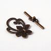 Tibetan Style Toggle Clasps MLF0677Y-NF-4