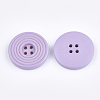 Painted Wooden Buttons X-WOOD-Q040-002D-2