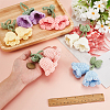 6Pcs 6 Colors Handmade Cotton Yarn Crochet Lily of the Valley Pendant Decorations DIY-FG0006-90-3