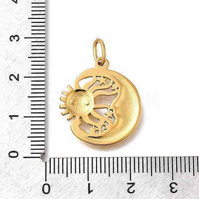304 Stainless Steel Pendants STAS-R159-61G-04-1