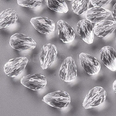 Transparent Acrylic Beads X-TACR-S128-01-1