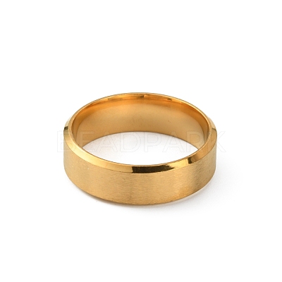 201 Stainless Steel Plain Band Ring for Men Women RJEW-WH0010-06I-MG-1