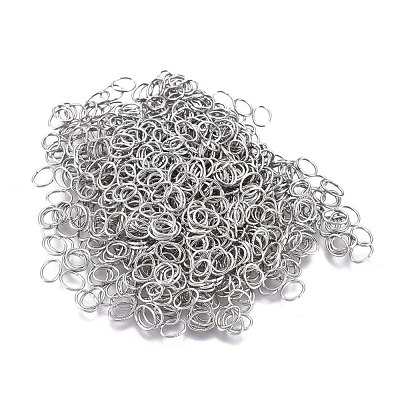 Tarnish Resistant 304 Stainless Steel Open Jump Rings STAS-F250-11P-C-1