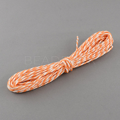 Mixed Color Twisted Paper Cord DIY-S003-04-1