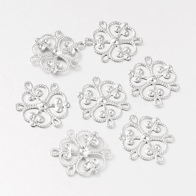 Flower 316 Surgical Stainless Steel Filigree Joiners STAS-M256-04-1