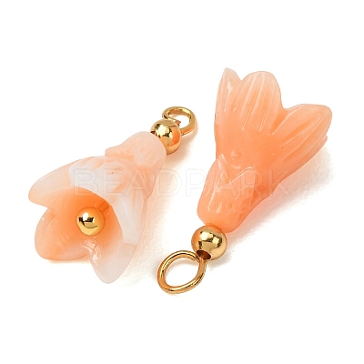 Dyed Synthetic Coral Pendants GG-CBAC295-03G-02-1