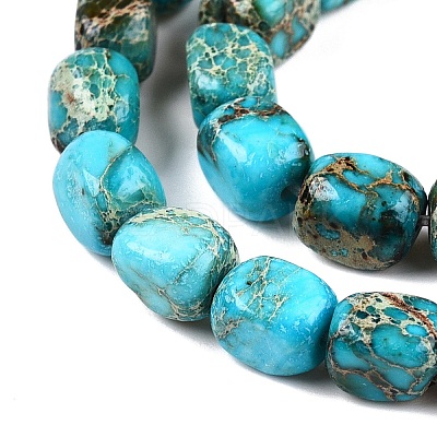 Natural Imperial Jasper Beads Strands G-N342-62C-1