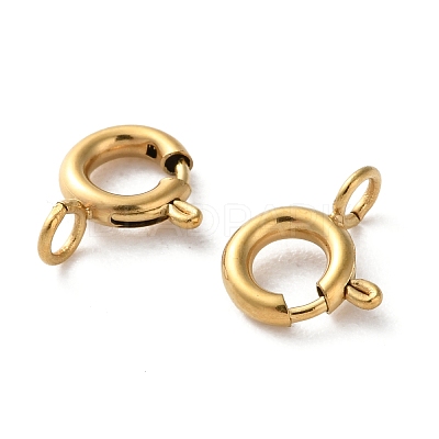 Ion Plating(IP) 304 Stainless Steel Spring Ring Clasps LS-STAS-C114-04B-G-1