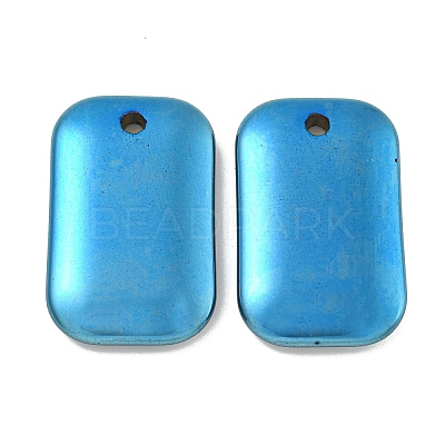 Electroplated Synthetic Non-Magnetic Hematite Pendants G-C136-05A-1