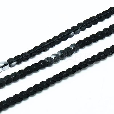 Plastic Paillette Beads PVC-Q085-6mm-26A-1