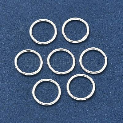 Brass Soldered Closed Jump Rings X-KK-M165-10mm-02S-RS-1