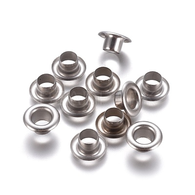 Non-Tarnish European Style 201 Stainless Steel Eyelet Core STAS-E474-09C-P-1