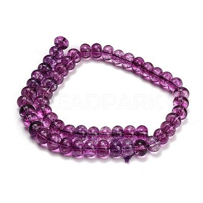 Dyed Imitation Gemstone Glass Beads Strands GL-Z001-03B-07-1