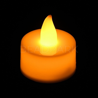 Plastic Flameless LED Tea Light Candles AJEW-H123-01B-1