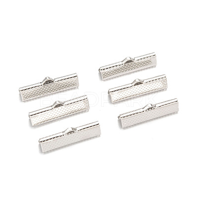 Iron Ribbon Crimp Ends E182Y-1
