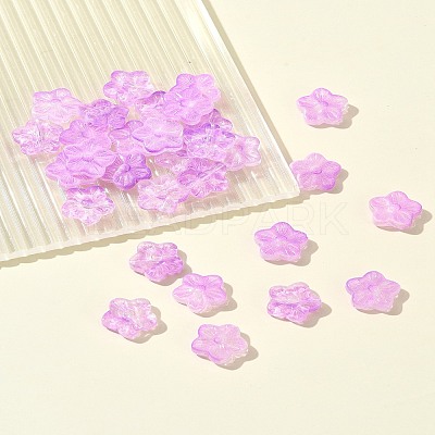 30Pcs Baking Paint Glass Beads GLAA-FS0001-97E-1