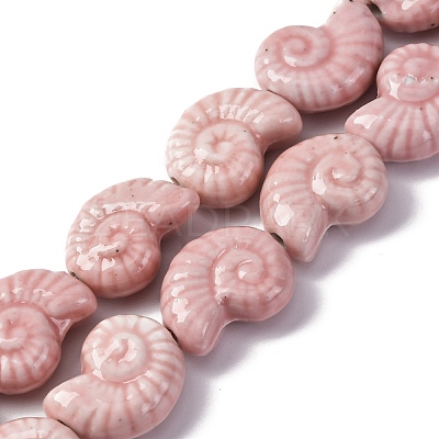 Ocean Series Glazed Porcelain Beads PORC-R002-03D-1