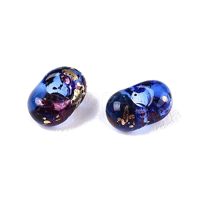 Picasso Spray Painted Glass Seed Beads SEED-T006-04-9-1