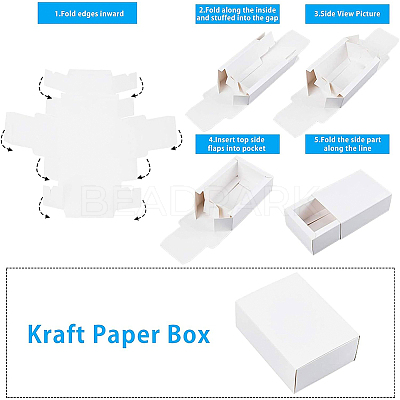 Foldable Paper Drawer Boxes LS-CON-BC0005-97A-1