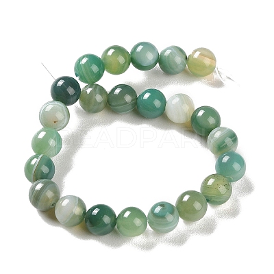 Natural Striped Agate/Banded Agate Beads Strands G-Z060-A01-B01-1