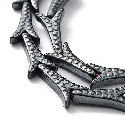 Synthetic Non-Magnetic Hematite Beads Strands G-H303-B23-1