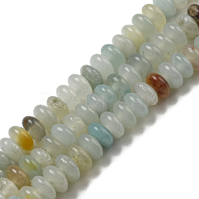 Natural Flower Amazonite Beads Strands G-K343-C01-01-1