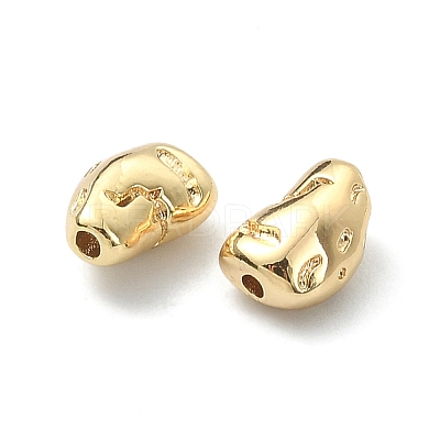 Rack Plating Brass Spacer Beads KK-B072-44G-1