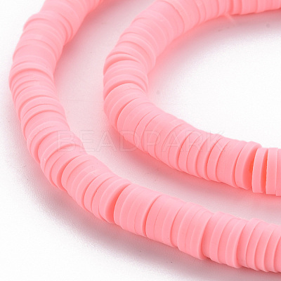 Handmade Polymer Clay Bead Strands CLAY-T002-6mm-59-1
