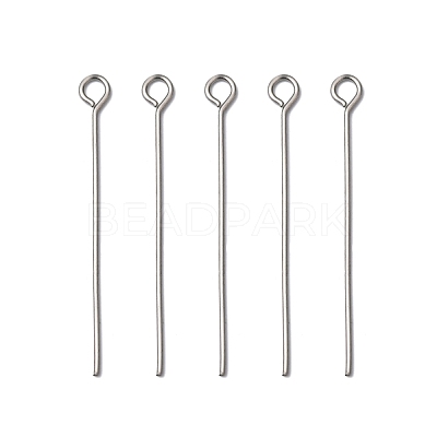 Tarnish Resistant 304 Stainless Steel Eye Pin STAS-E013-0.6x30mm-1