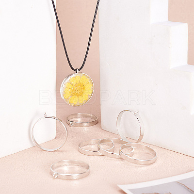 Alloy Open Back Bezel Big Pendants LS-PALLOY-TA0021-01P-1