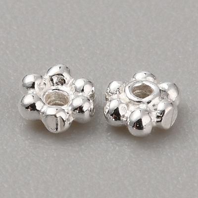 925 Sterling Silver Spacer Beads STER-WH0010-15S-1
