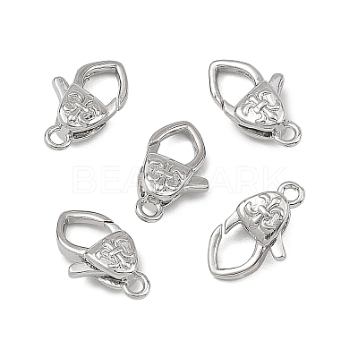 SHEGRACE Brass Lobster Claw Clasps XGRQ58035-765P-1