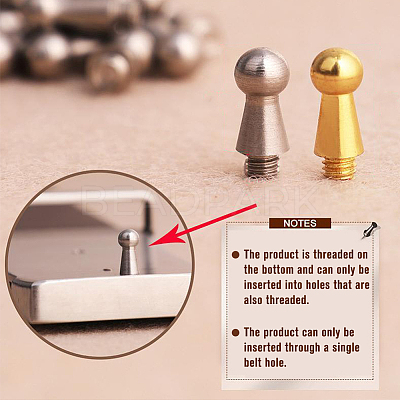 40Pcs Steel Nipple Stud Rivets FIND-FH0008-02B-1