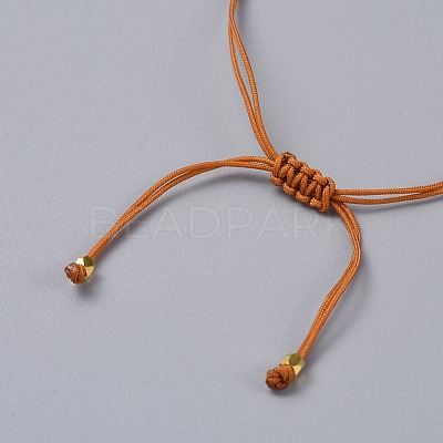 Adjustable Nylon Thread Braided Necklaces NJEW-JN02706-M-1