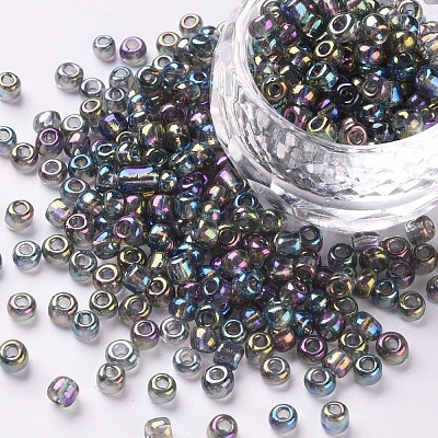 6/0 Round Glass Seed Beads SEED-US0003-4mm-172-1