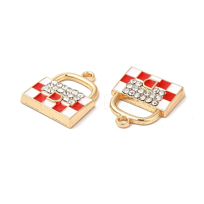 Alloy Enamel Pendants ENAM-F144-12A-1