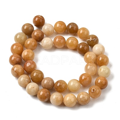 Natural Old Topaz Jade Beads Strands X-G-F364-06-10mm-1