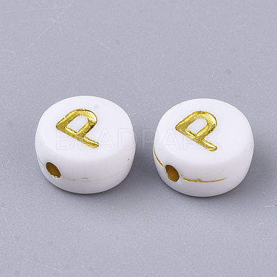 Plating Acrylic Beads X-PACR-R242-01P-1