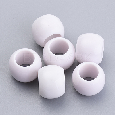 Opaque Acrylic Beads X-SACR-S300-15A-01-1