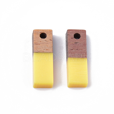 Resin & Walnut Wood Pendants RESI-S358-19A-1