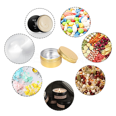 Round Aluminium Tin Cans CON-PH0001-69-1