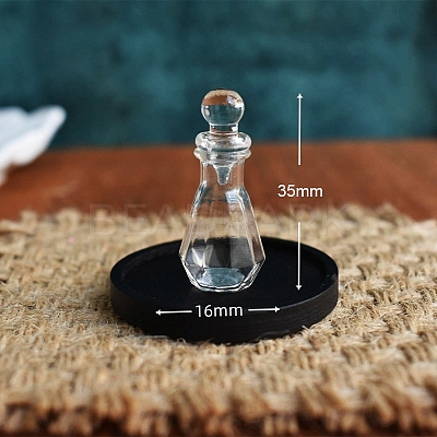 Mini Glass Bottle Tableware Display Decorations PW-WG42641-05-1
