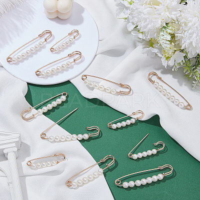 12Pcs 3 Styles Iron Kilt Pins JEWB-SC0001-90-1