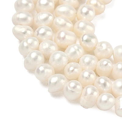 Natural Cultured Freshwater Pearl Beads Strands PEAR-L034-01-1