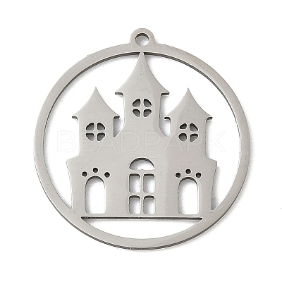 201 Stainless Steel Pendants STAS-G366-02P-03-1