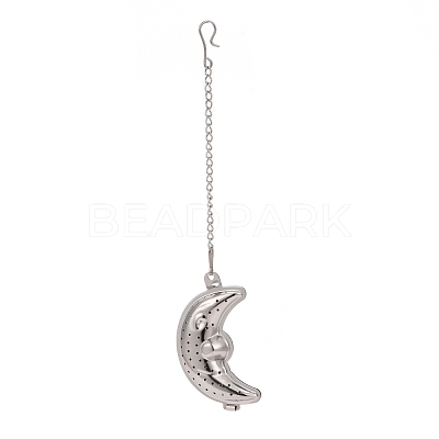 Tarnish Resistant 304 Stainless Steel Tea Infuser AJEW-D048-07P-1