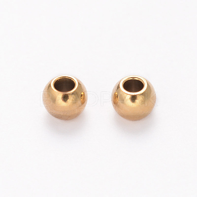 Ion Plating(IP) 304 Stainless Steel Spacer Beads STAS-G130-23G-2MM-1